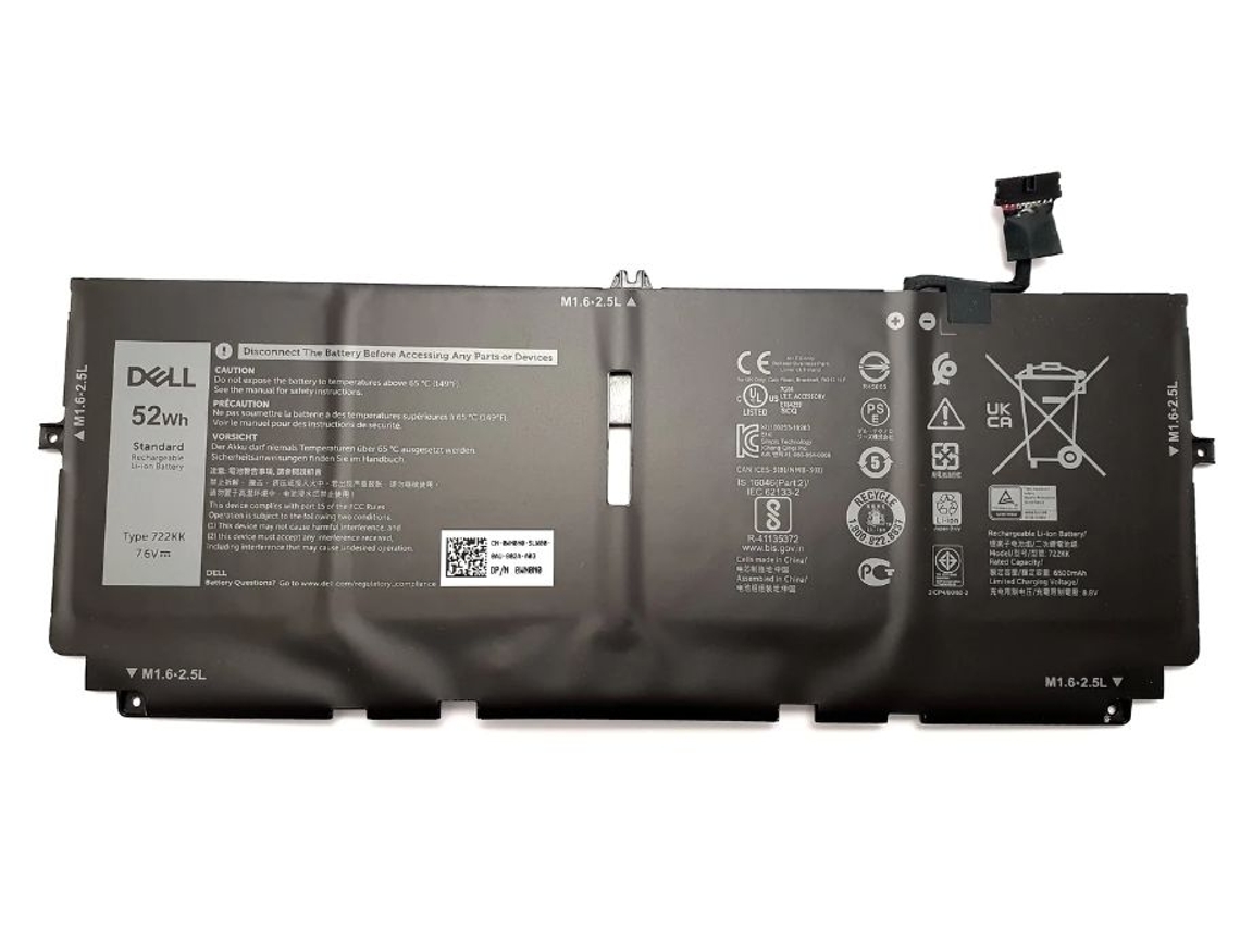 52wh Lithium Ion Battery For Dell