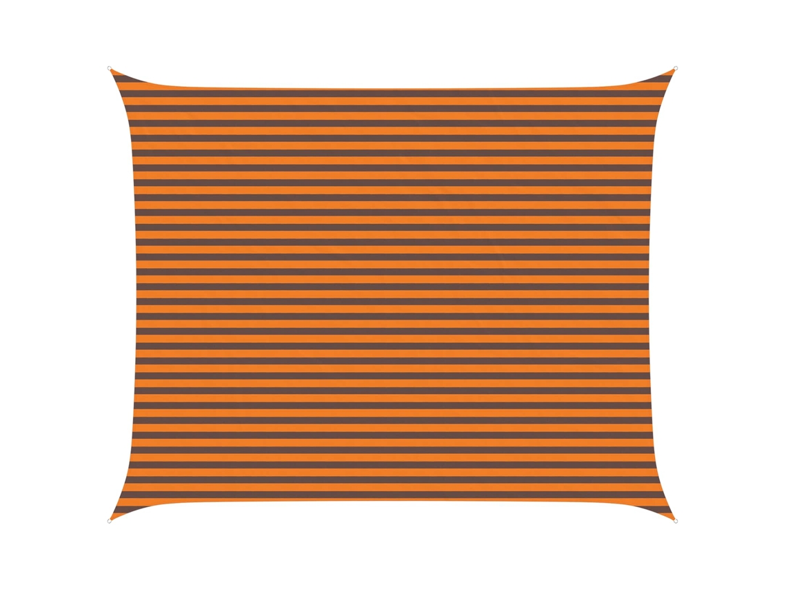 Conjunto 1 Sombra Externa Vidaxl Laranja Poliéster (5 X 4 M)