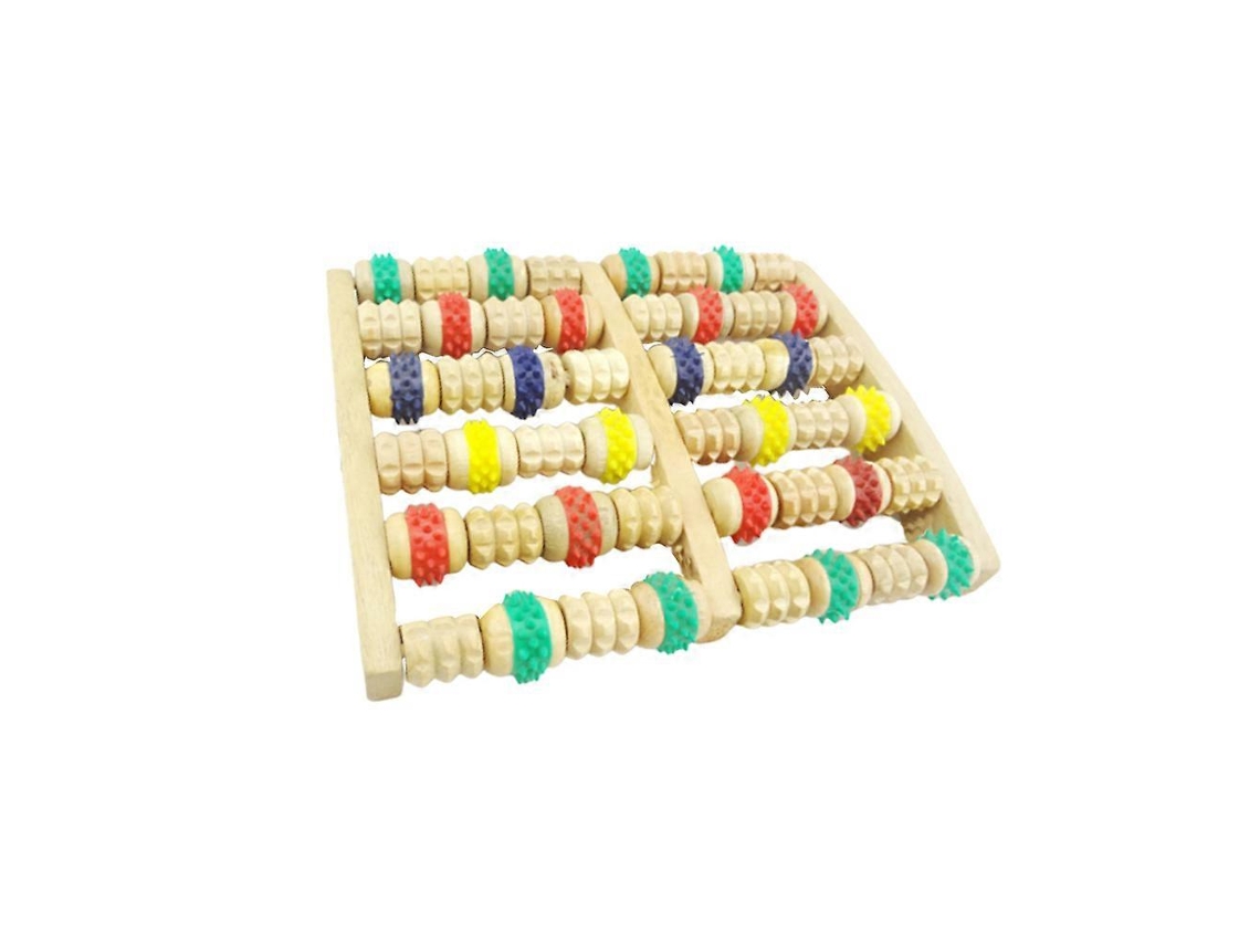 Lurelia Rolo De Massagem Para Pés, Fascite Plantar, Madeira, 24.00x20.00x3.00cm