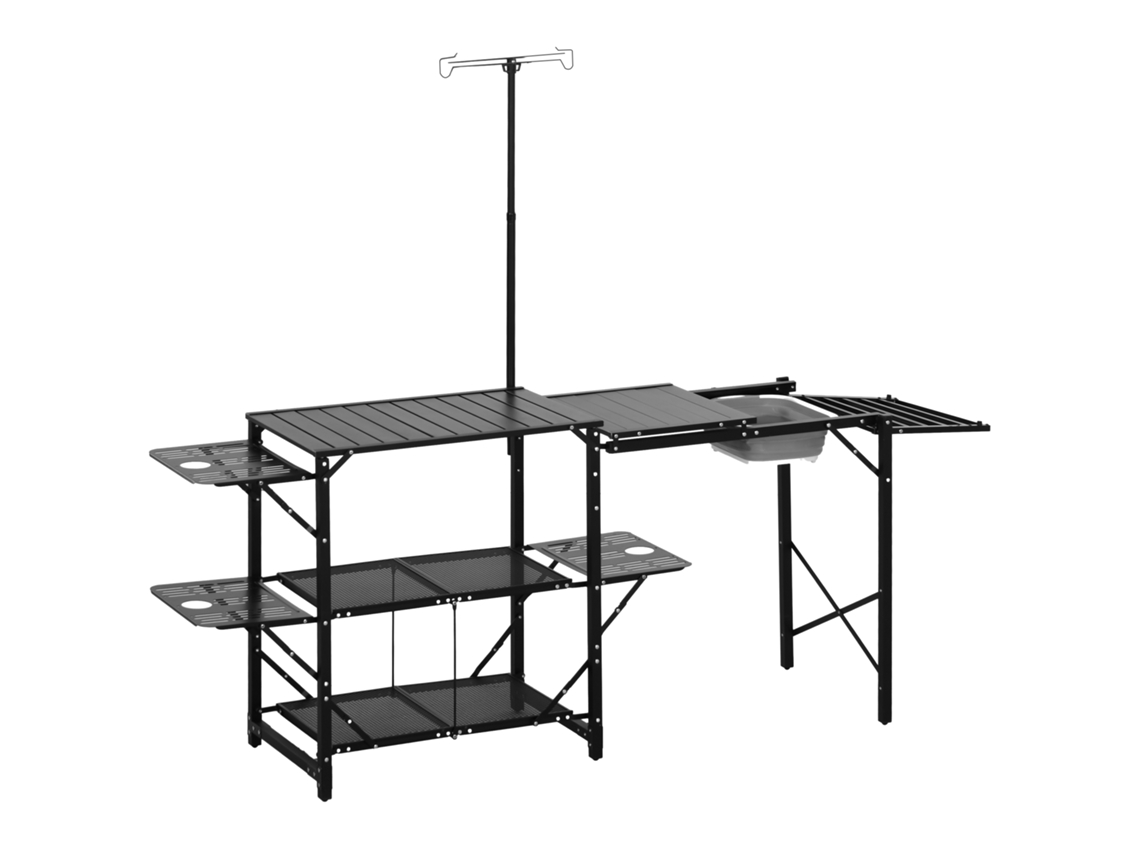 Cadeira Suspensa, Cesto Dobrável, Almofada, Apoio de Cabeça, 120 Kg, Bege, S/MARCA