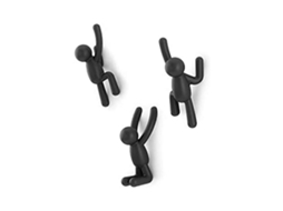 Gancho de Parede com Desenho Animado para Porta de Parede, Cabide de Parede, 3 Peças BRILVIBERA