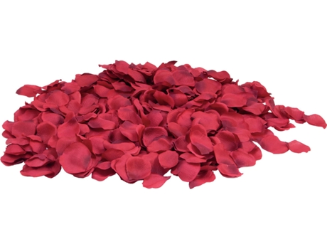 Planta Artificial EUROPALMS Rose Petals (Vermelho - 8 cm)