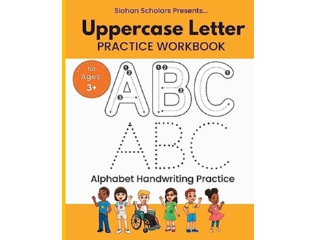 Livro Uppercase Letter Tracing Workbook de Siohan Scholars (Inglês)