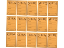 Envelopes Para Grãos 100 Unidades Em Papel Kraft Laranja