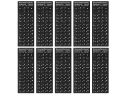 10pcs Adesivos De Teclado Universais