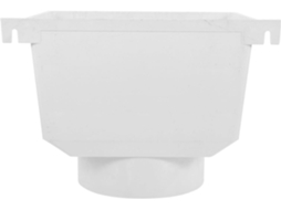 Coletor De Água Da Chuva Em Pvc Branco Para Calha