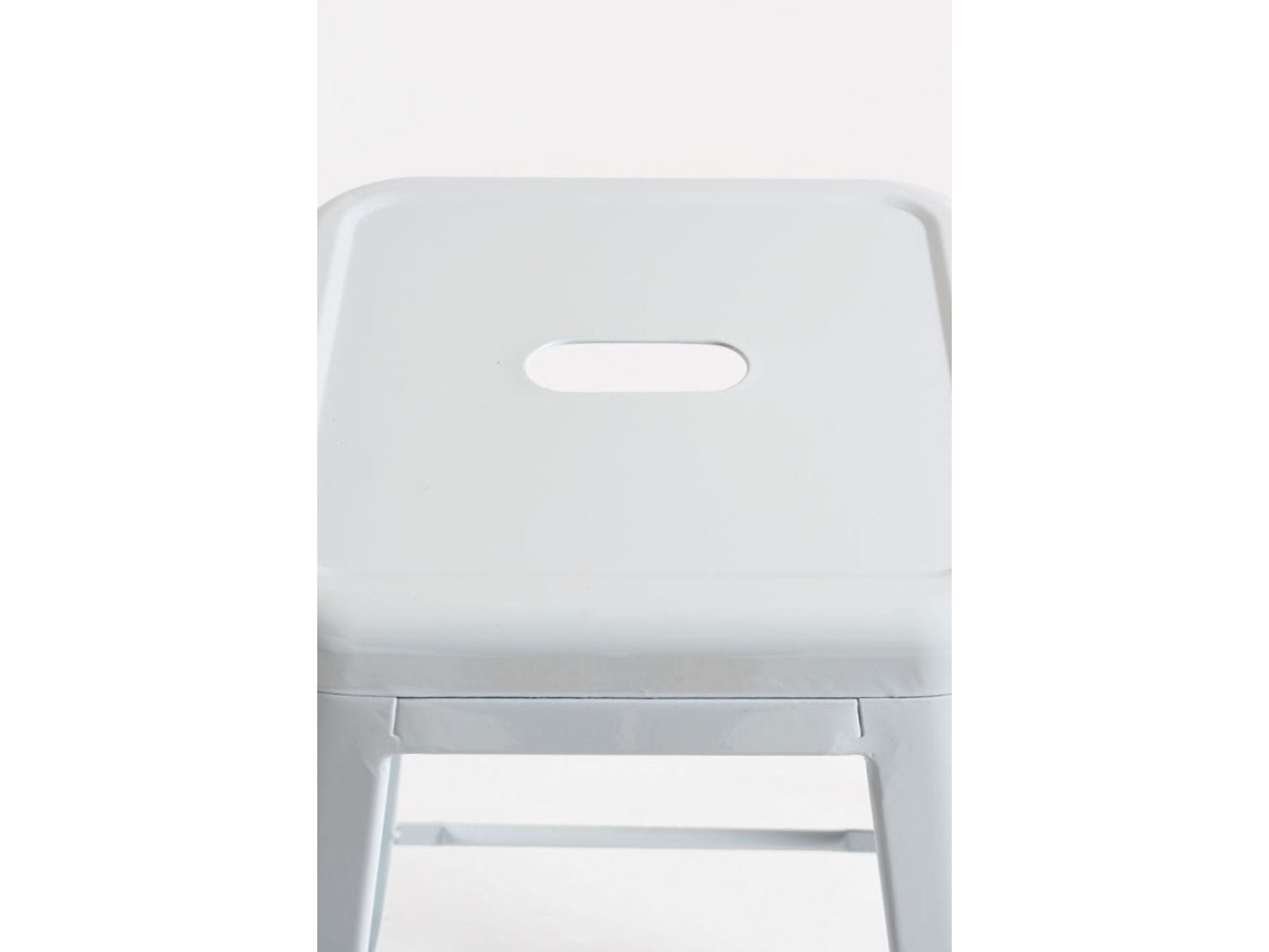 Pack 6 Bancos Torix Baixos 65 Cm - Branco
