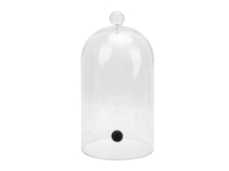 Cloche Domo Fumador Transparente com MARCA