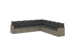 Garden Sofa Set, Garden Sofa Sets Vidaxl Cinzeto Rattan / Vime (n/a)