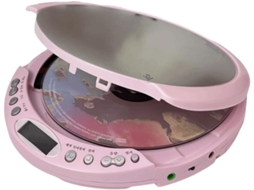 Reprodutor Bluetooth Portátil, De Cd, De Música, Estéreo, Repetidor Para Aprendizado De Inglês