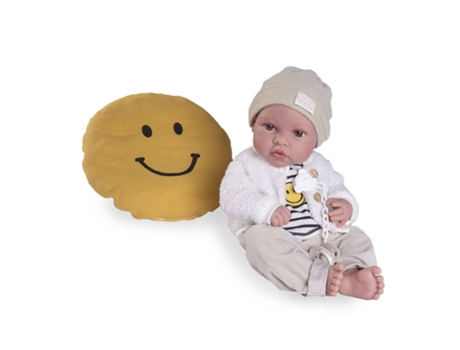 Boneco Erik Smile Recém Nascido 42 cm Antonio Juan