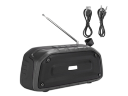 Caixa De Som Bluetooth Com Duas Caixas Acústicas Rádio Fm Sem Fio