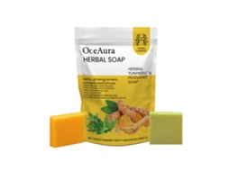 Sabonete Herbal Oceaura Curcuma Limpeza Profunda