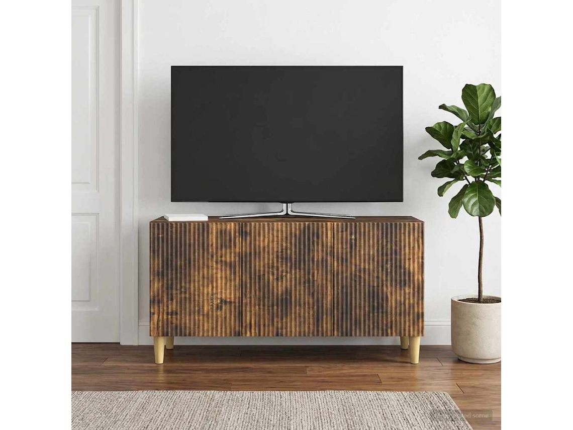 Vidaxl Gabinete Para Tv Carvalho Fumado 99 X 34,5 X 50 Cm