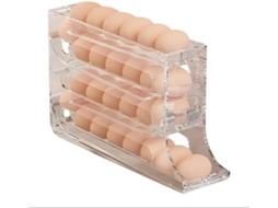 Armazenamento Refrigerado Para 30 Ovos, Automático De Com Rodinhas Para Geladeira fyn10