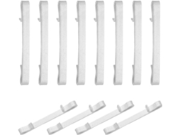 Sewacc Conjunto De 12-presilhas Corrediça Para Gavetas, Em Aço Prateado, Com Mola, Para Caixas De Ferramentas, Armários