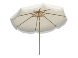 Chapéu de Sol Jardim 269cm com Ângulo Ajustável e Proteção UV30+ S/MARCA