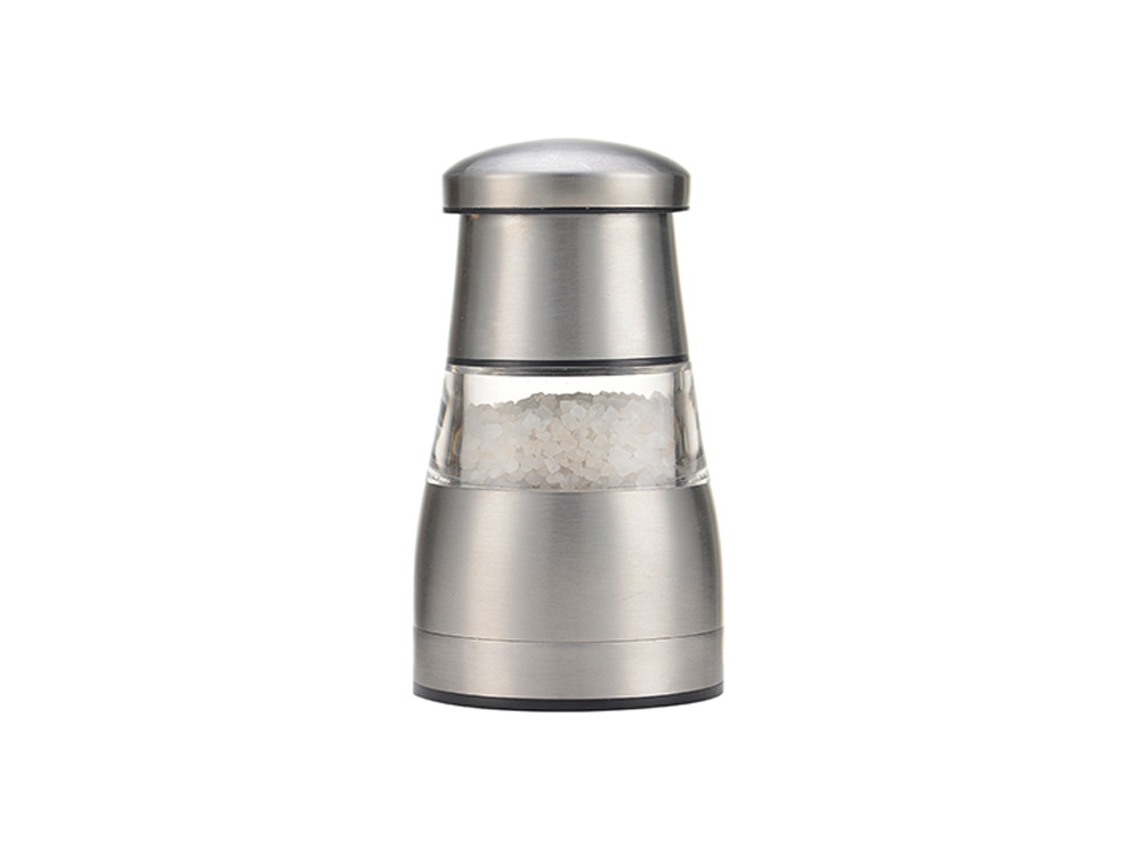 Moedor Manual de Sal e Pimenta em Aço Inoxidável Agitador para Cozinha Curto 55Ml LUUCOZK