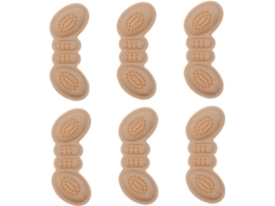 Ipetboom Almofadas De Calcanhar Autoadesivas Esponja, Ultrafinas, 6 Unidades, Para Sapatos Ligeiramente Largos, Previnem