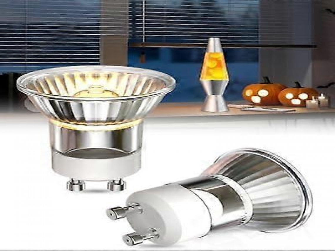 Lurelia Lâmpada Halógena Gu10 28w 220v 2700k 200lm, Branco Quente, Regulável