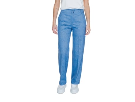 Calças De Mulher Street One Sky Blue Azul (w36 L30)