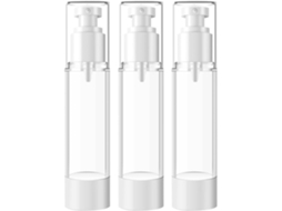 Conjunto De 3 Frascos Spray Compactos Portáteis E Recarregáveis