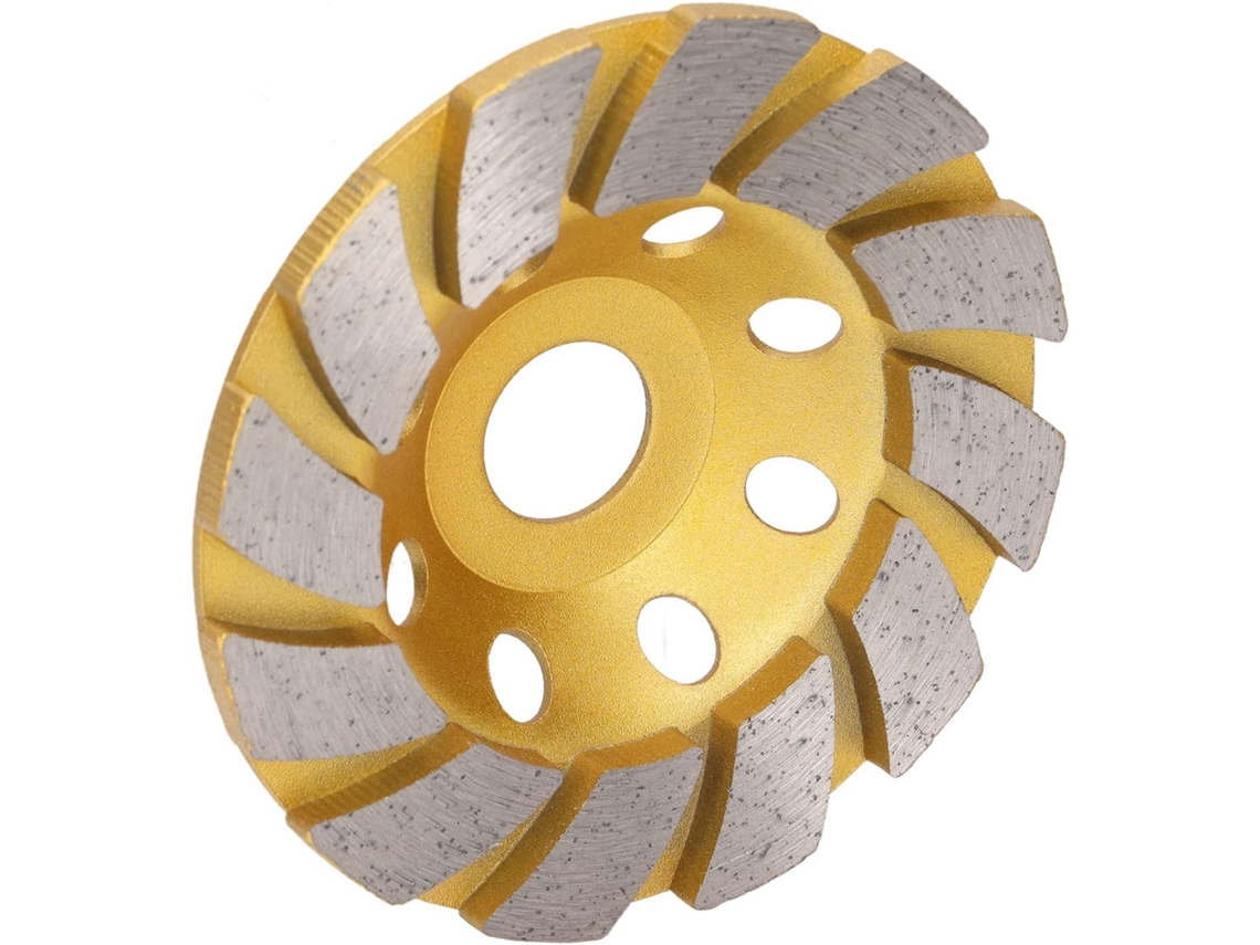 Disco De Desbaste Para Concreto 4 Polegadas Com 12 Segmentos, Resistente E Com Alta Dureza Durabilidade Para Granito