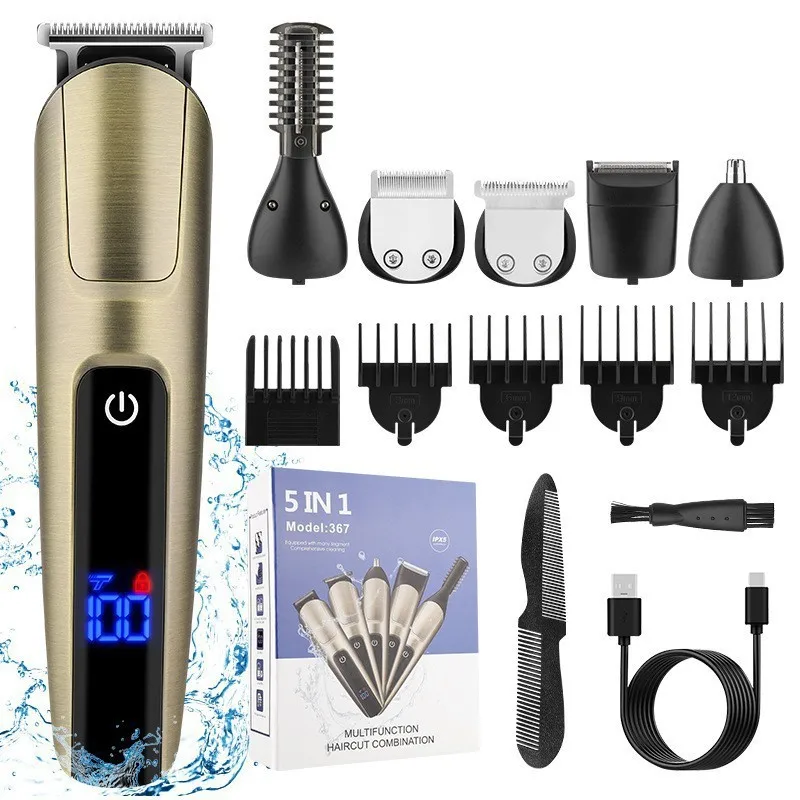 Aparador Facial À Prova D'água, Máquina De Cortar Cabelo À Prova D'água, Aparador De Pelos Do Nariz, Aparador De Precisão Sem Fio