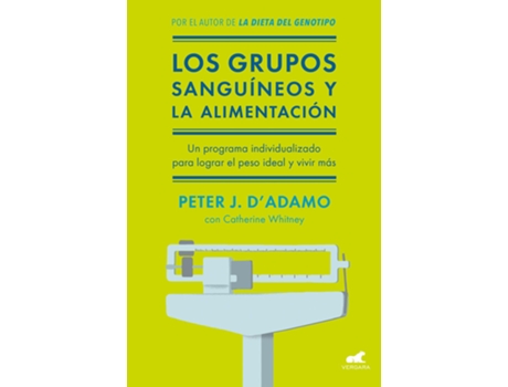 Livro Los Grupos Sanguineos Y La Alimentación de Catherine Whitney (Español)