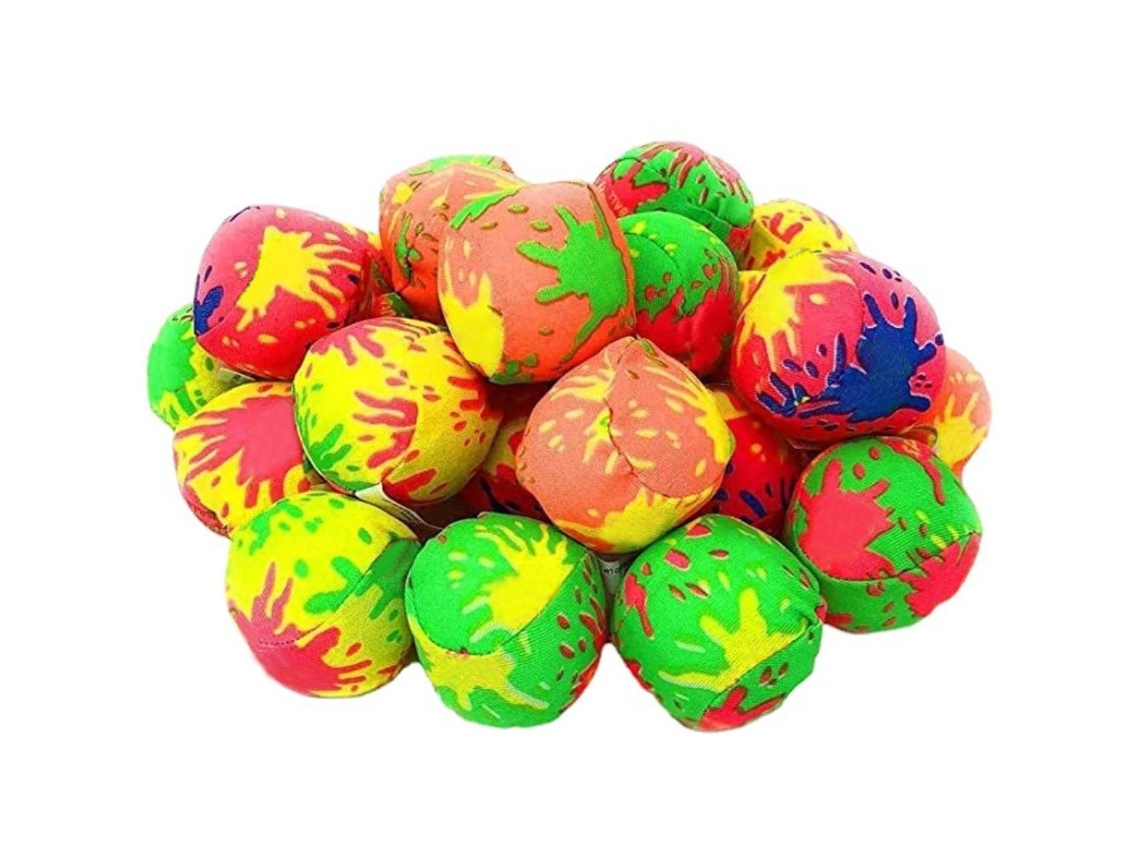 Mali 24 Bolinhas de Água Reutilizáveis 5cm Brinquedos de Lançamento Outdoor Multicolor