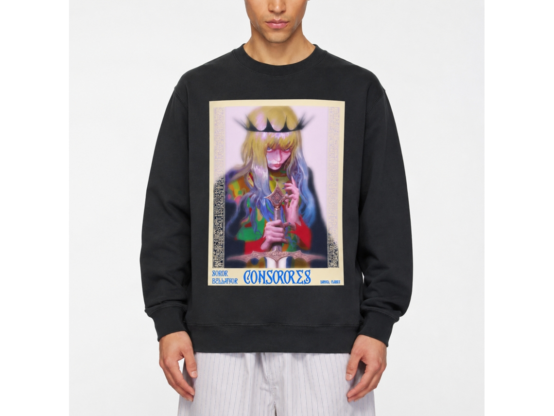 Rockinstone Consorores Black Sweatshirt Unique Designer Style