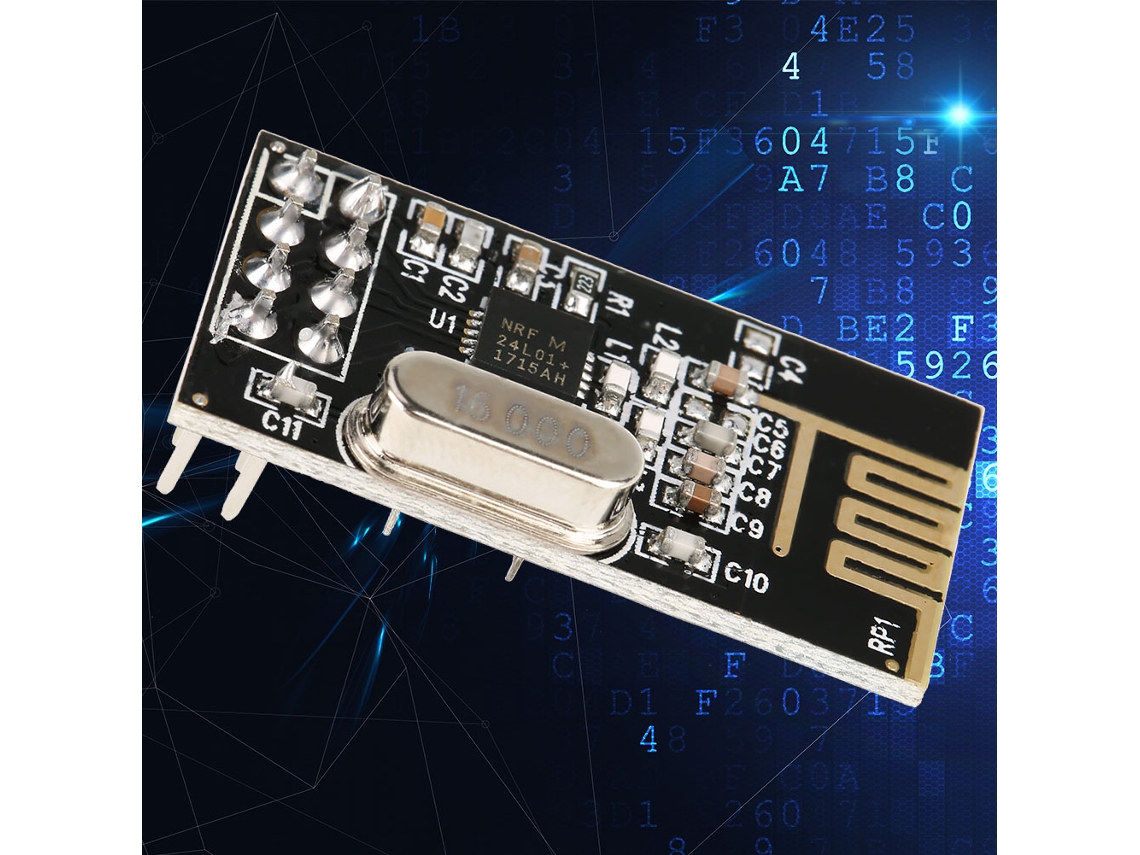 Laxiscreed Módulo Transceptor Sem Fios Nrf24l01+ 2.4ghz Com Antena Para E-commerce