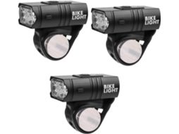 Luz De Bicicleta Led Recarregável Com Indicador De Bateria, Resistente À Água E Durável, Ideal Para Ciclismo, Caminhadas E Muito Mais.
