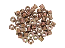 Conjunto De 50 Porcas Aço Carbono M6x10mm Com Flange Escareada E Rosca