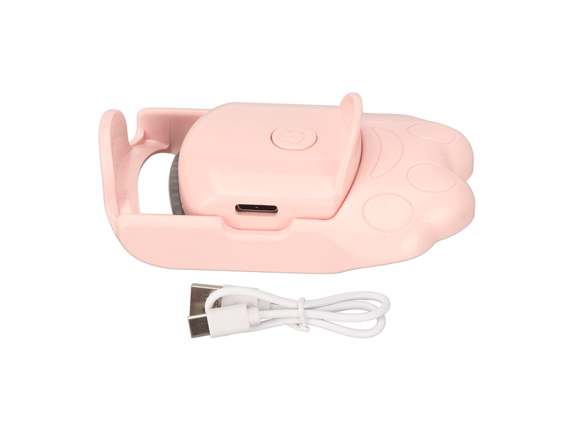 Esmalte De Cílios Elétrico Rechargeável Com Aquecimento Em Rosa Design De Garra De Gato