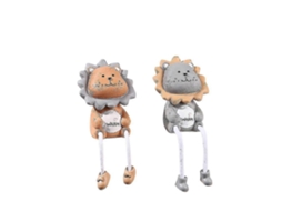 Boneca De Leão Cartoon Fofa Com Pés Pendentes E Cabelo Para Decoração Sala
