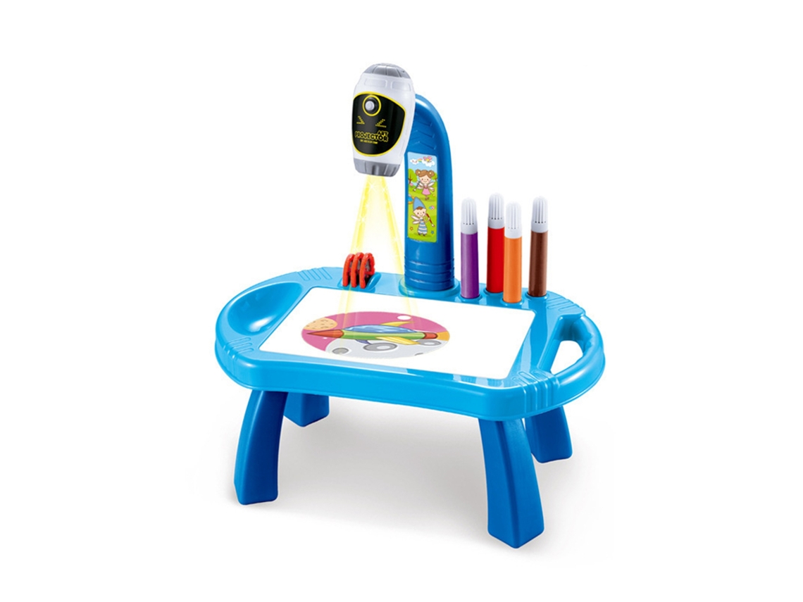 Mesa De Aprendizagem Para Crianças Com Projetor De Desenho E Traçado, Brinquedo Educativo Para Crianças Com Mais De 3 Anos, Presente Didático