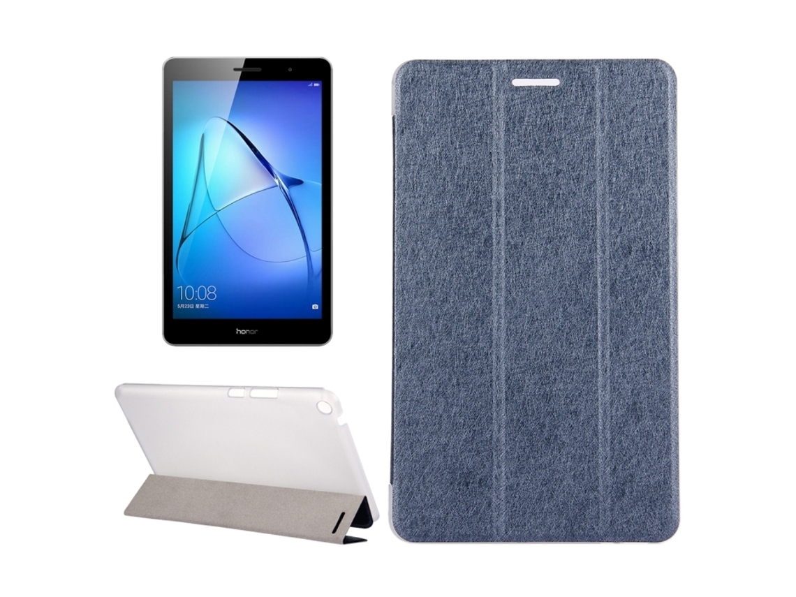 Capa‑flip Horizontal Textura De Seda Halinuia Com Suporte Dobrável Para Huawei Mediapad T3 8 Polegadas