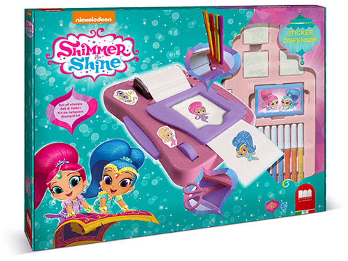 Conjunto de carimbos para crianças MULTIPRINT Shine (3 anos)