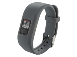 Pulseira De Relógio Lurelia Para Garmin Vivofit 3 Smartwatch Silicone Comprimento Cerca De 24 2 Cm Cinza