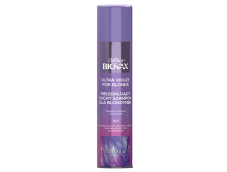 Shampoo Seco Ultra Violeta para Realçar os Loiros, 200ml Biovax