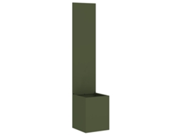 Conjunto 1 Tela De Jardim Vidaxl Verde-azeitona Aço (32 X 32 X 150 Cm)
