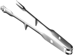 Pinças Para Churrasco Estilo Coreano Japonês, Em Aço Inoxidável, Autoportantes, Prateadas, Resistentes Ao Calor, Com