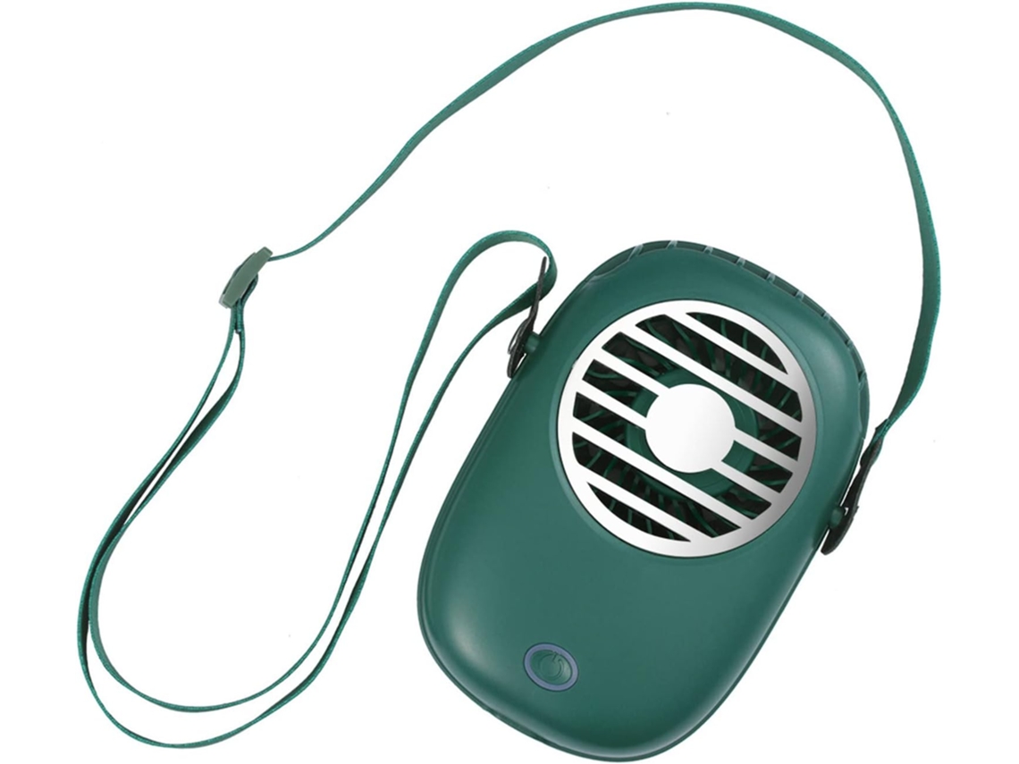 Mini ventilador de pescoço turbo para esportes, USB, compacto, 8g, S/MARCA