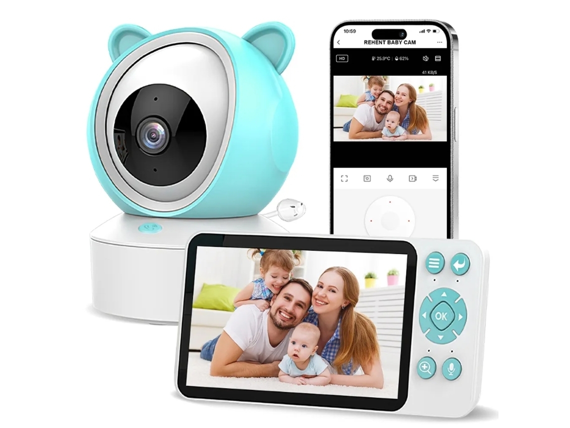 Intercomunicador Para Bebé Halinuia C8 Branco