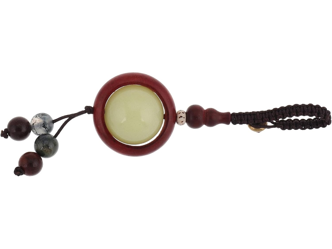 Pingente Vintage Em Formato De Cabaça Para Telefone Com Contas De Pedra Luminosas.