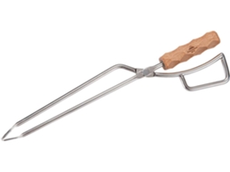 Pinça De Aço Inoxidável Yardwe Com Clipe, Utensílio Prático Para Churrasco, Ideal Para Lareiras E Grelhas, Com Design