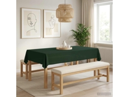 Vidaxl Toalha De Mesa Retangular Verde-escuro 110 X 160 Cm