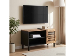 Vidaxl Gabinetes De Armazenamento Natural 80 X 33 X 46 Cm
