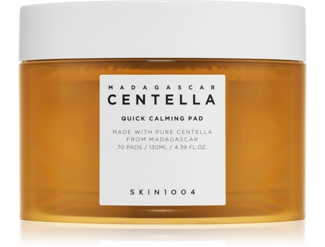 Madagascar Centella Quick Calming Pad Discos De Limpeza Revitalizantes 70unid Skin1004